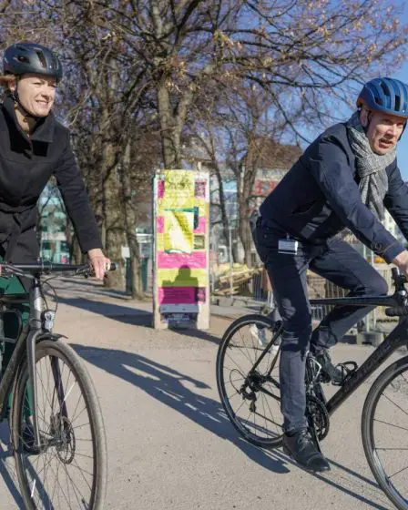 Deux ministres norvégiens se rendent à vélo pour promouvoir une campagne de santé publique - 1